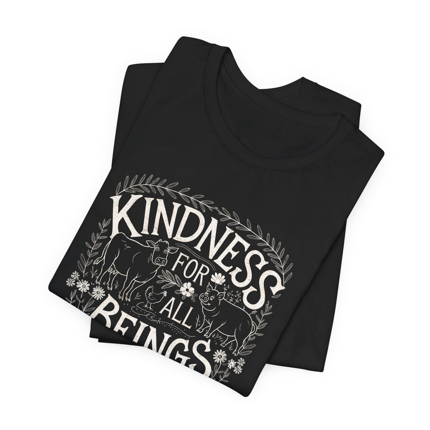 Kindness For All Beings Vegan T-Shirt