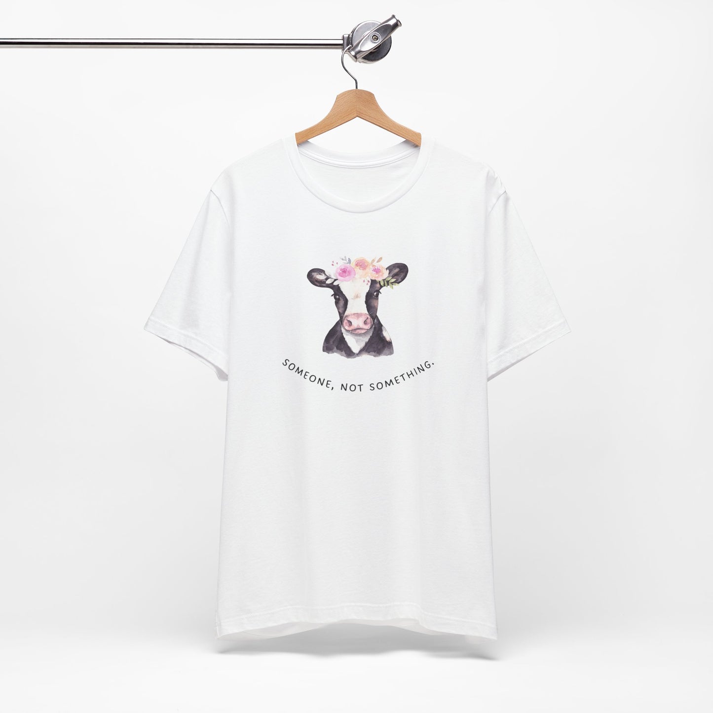 Someone Not Something Vegan Cow T-Shirt