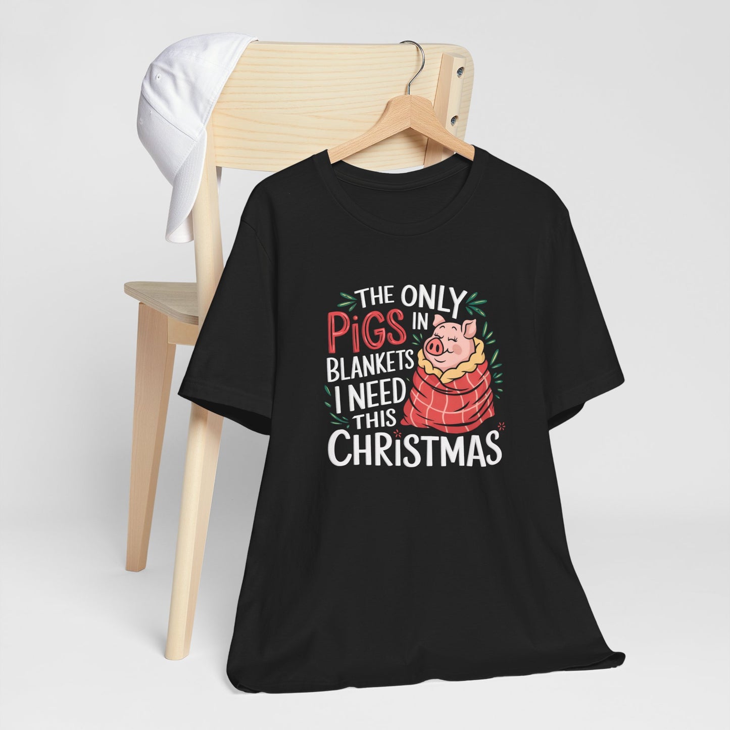 Vegan Christmas T-Shirt - Pigs In Blankets