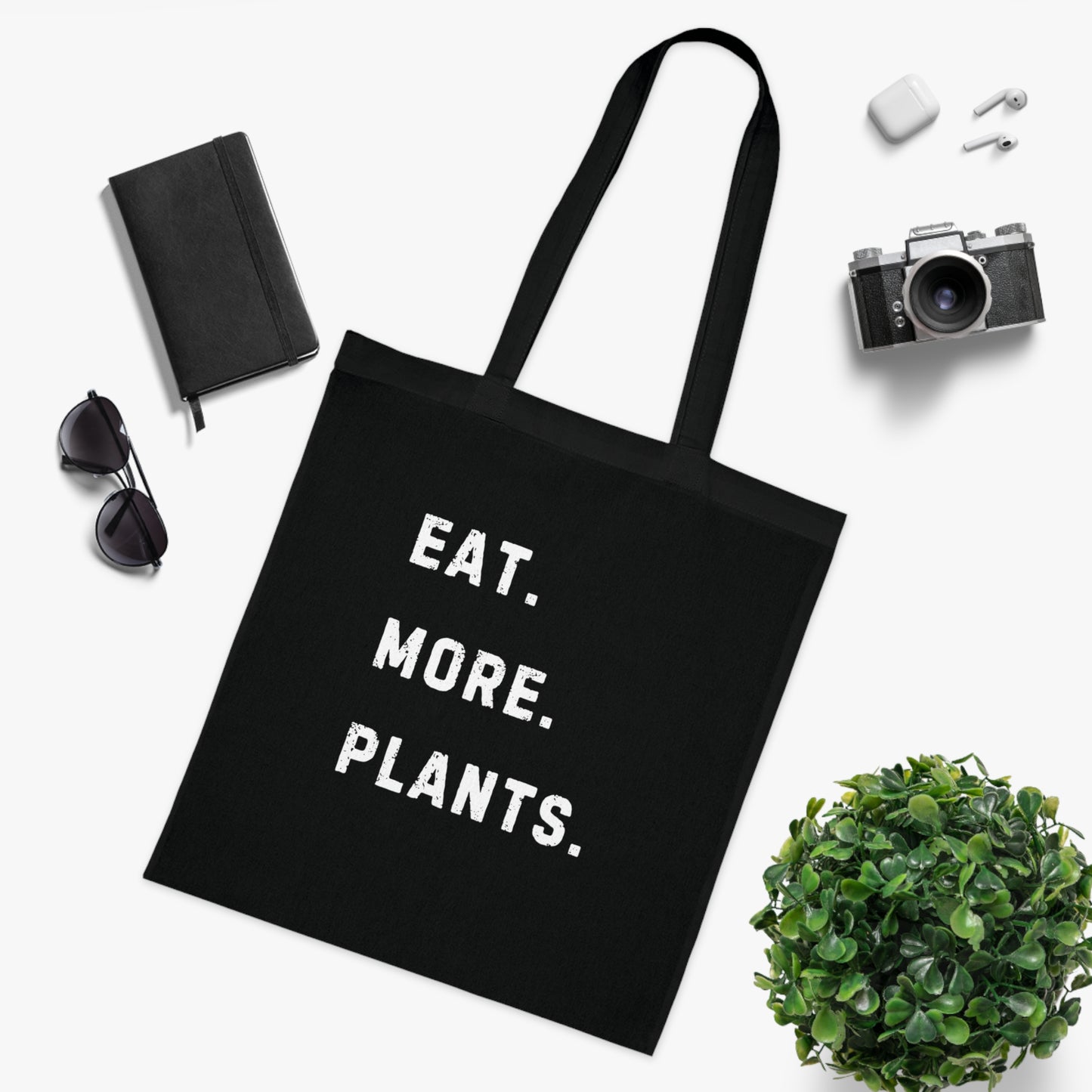 Eat More Plants Tote Bag