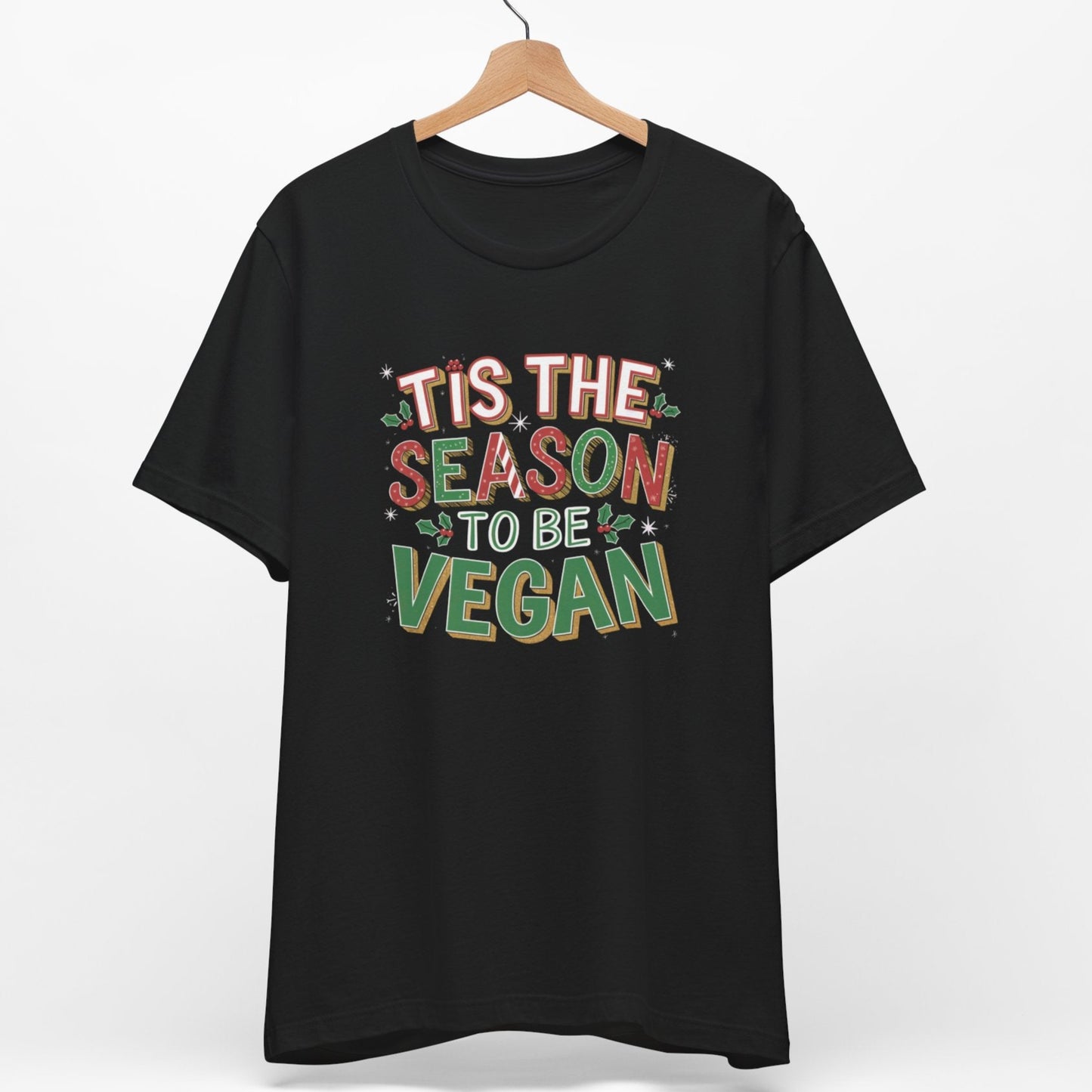 'Tis The Season To Be Vegan Christmas T Shirt