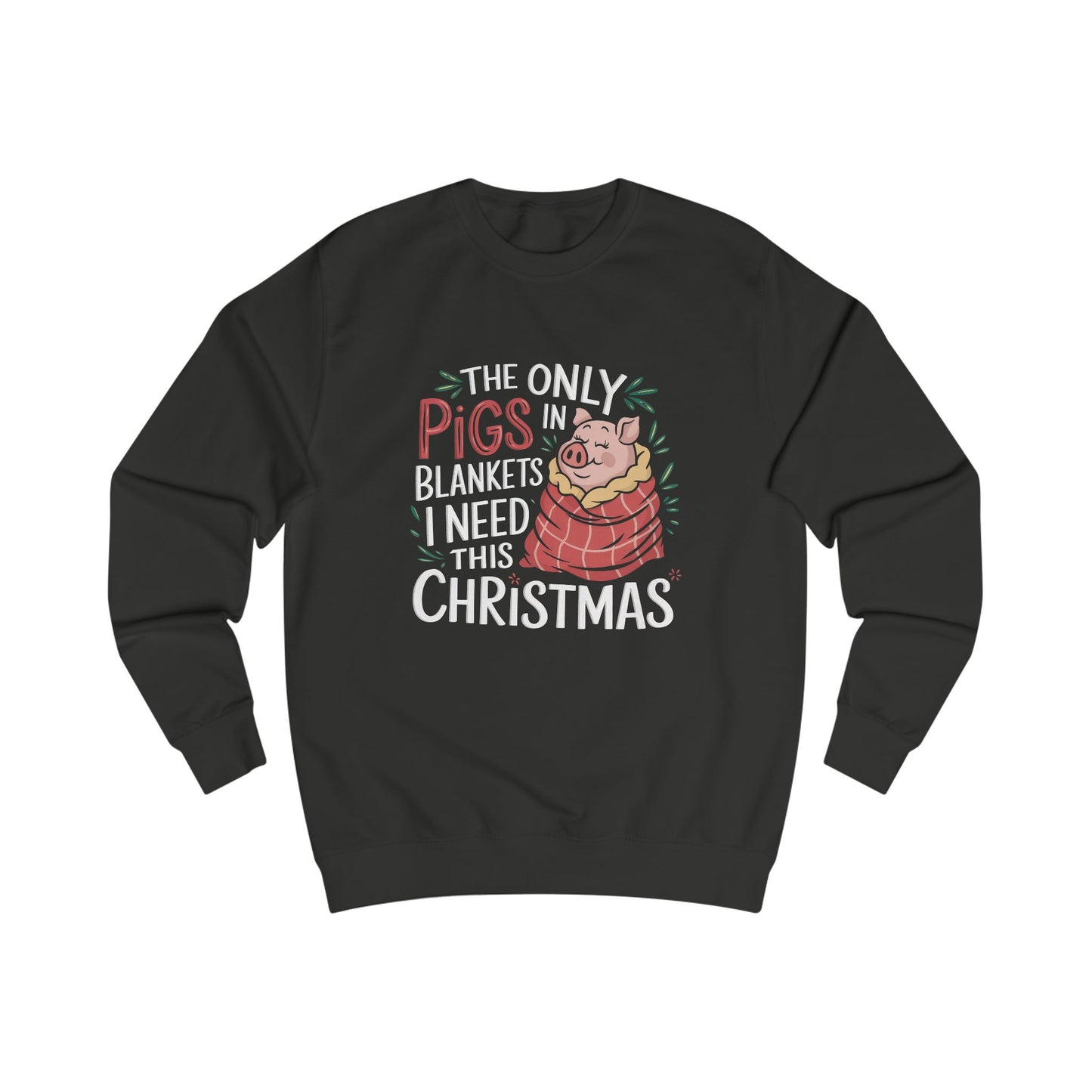 Vegan Christmas Jumper - Pigs In Blankets