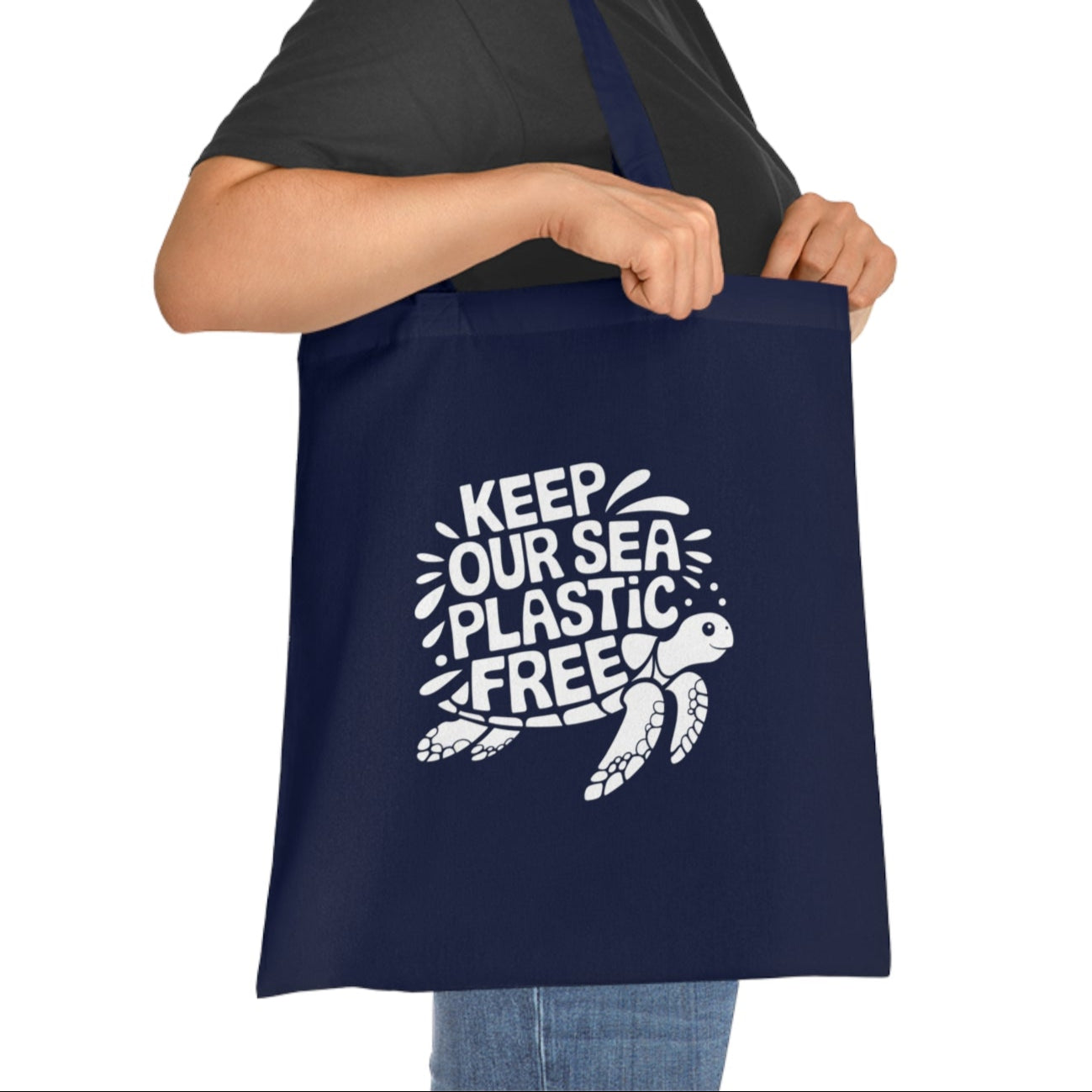 Keep Our Sea Plastic Free Tote Bag