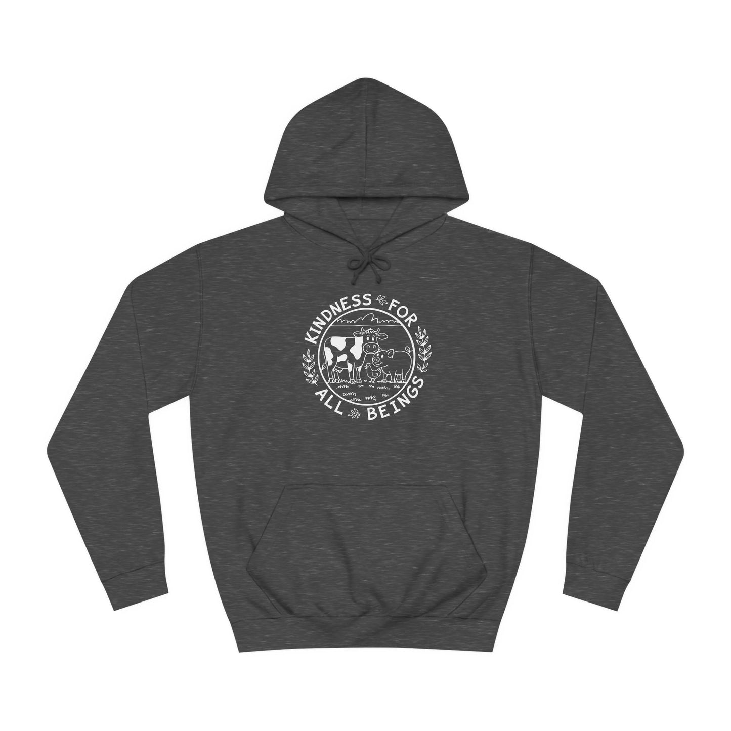 Kindness For All Beings Vegan Hoodie