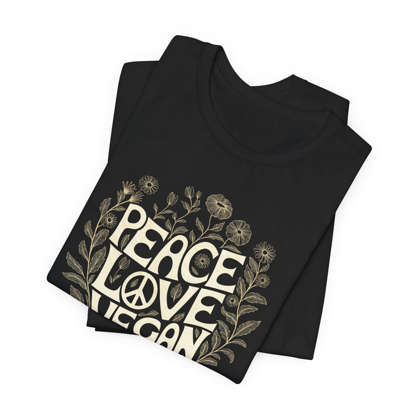 Peace Love Vegan T-Shirt