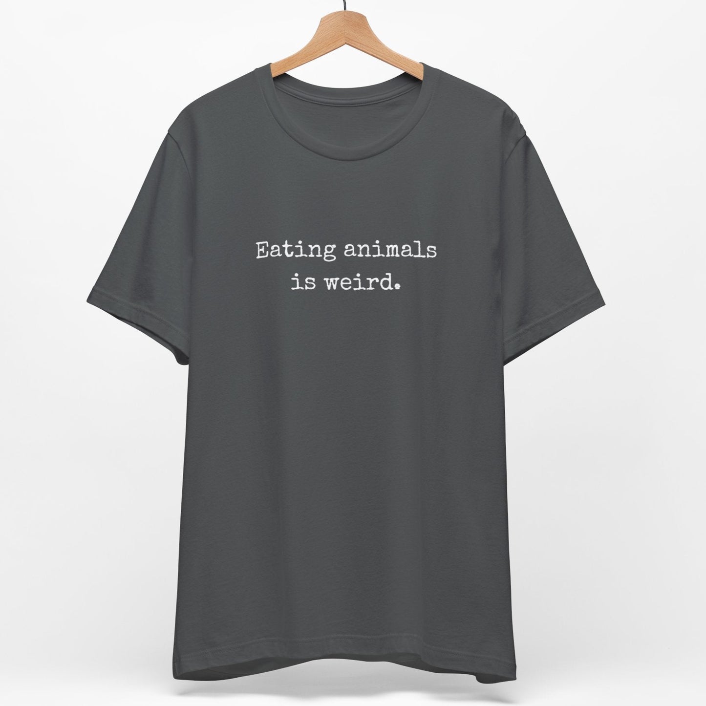 Eating Animals Is Weird Minimalist T-Shirt