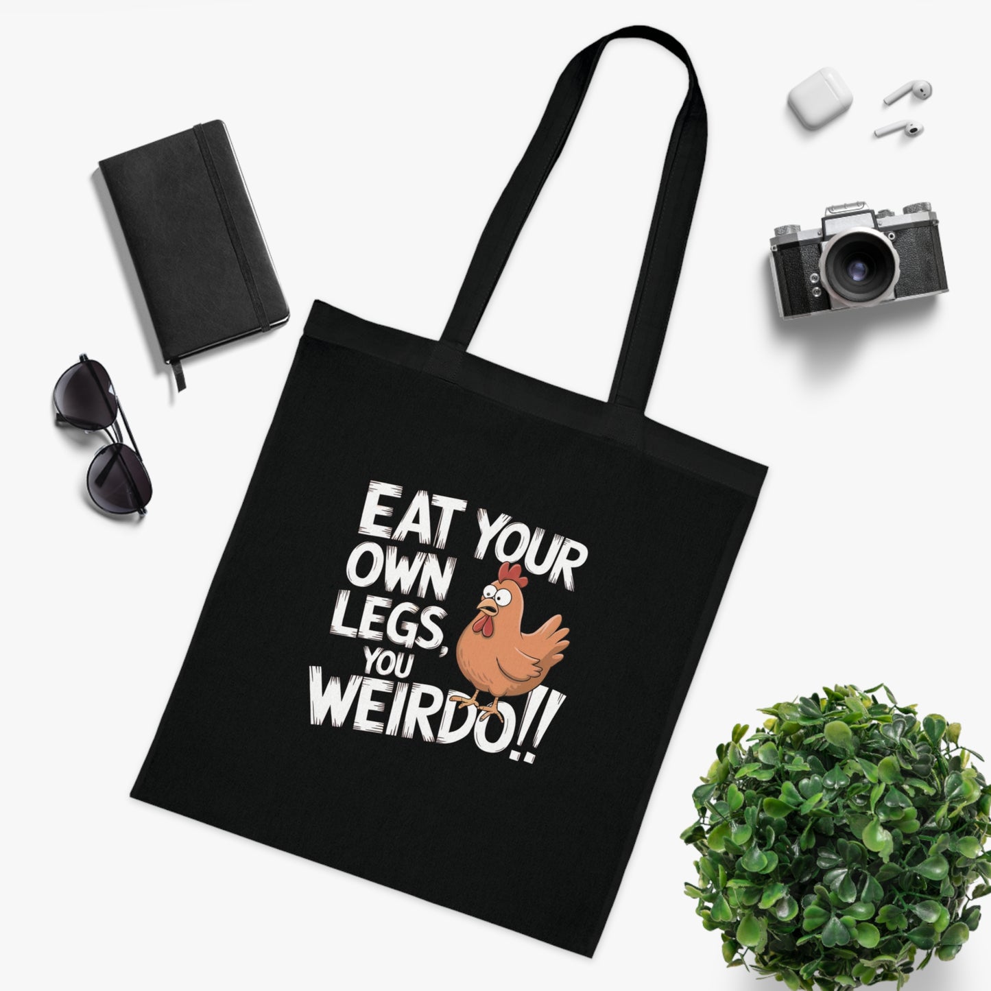 Eat Your Own Legs Tote Bag