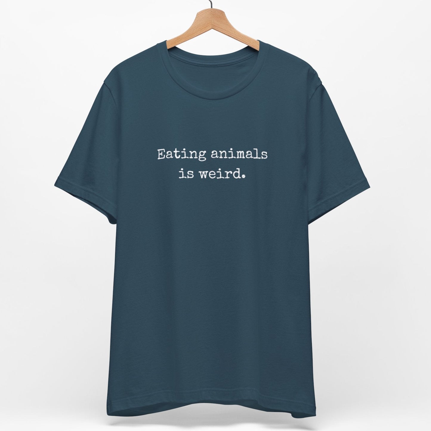 Eating Animals Is Weird Minimalist T-Shirt