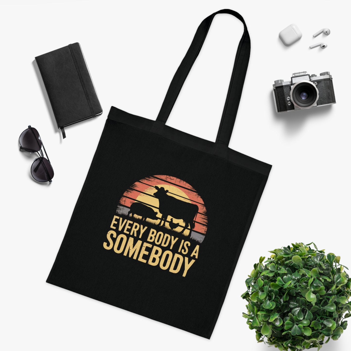 Every Body Is A Somebody Tote Vegan Bag