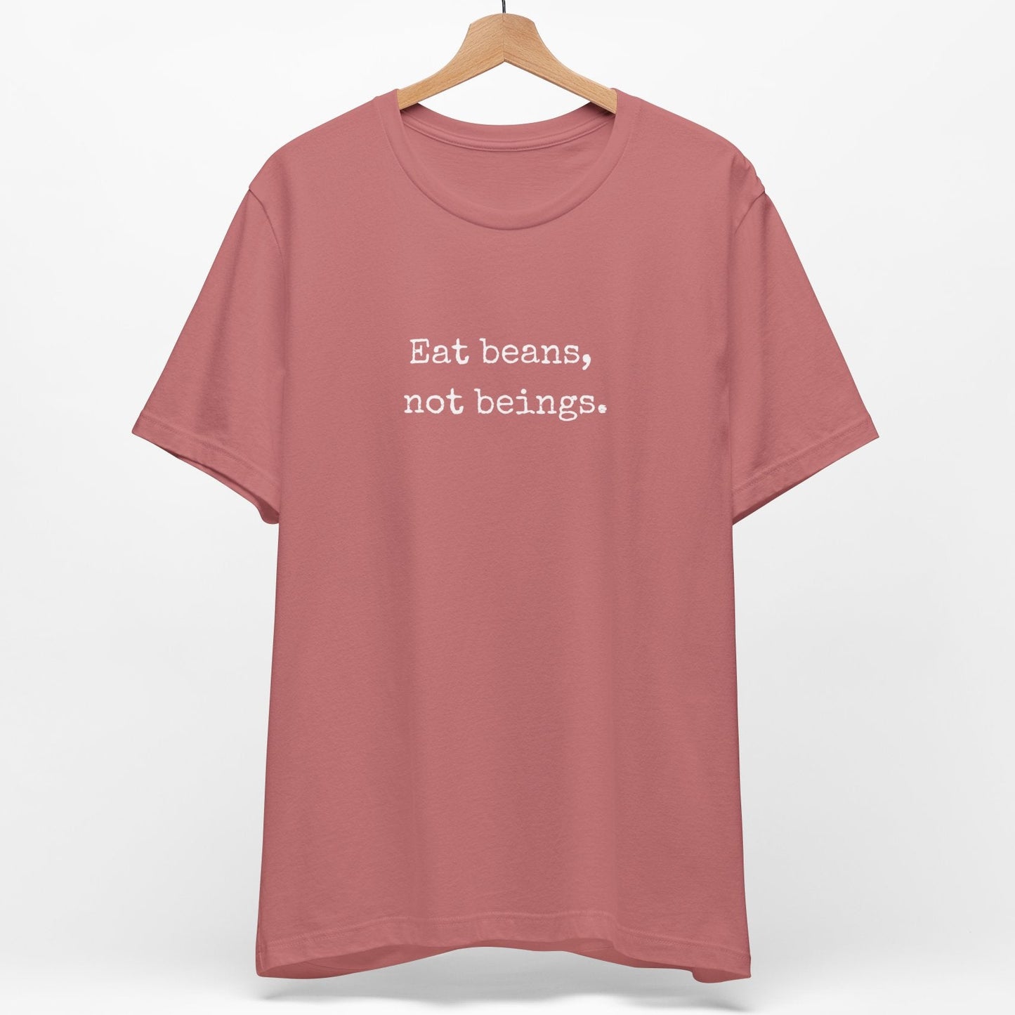 Eat Beans, Not Beings Minimalist Vegan Shirt