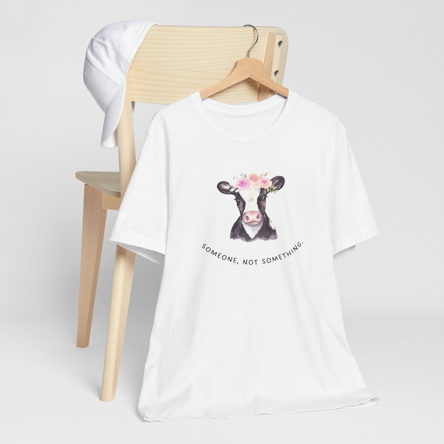 Someone Not Something Vegan Cow T-Shirt