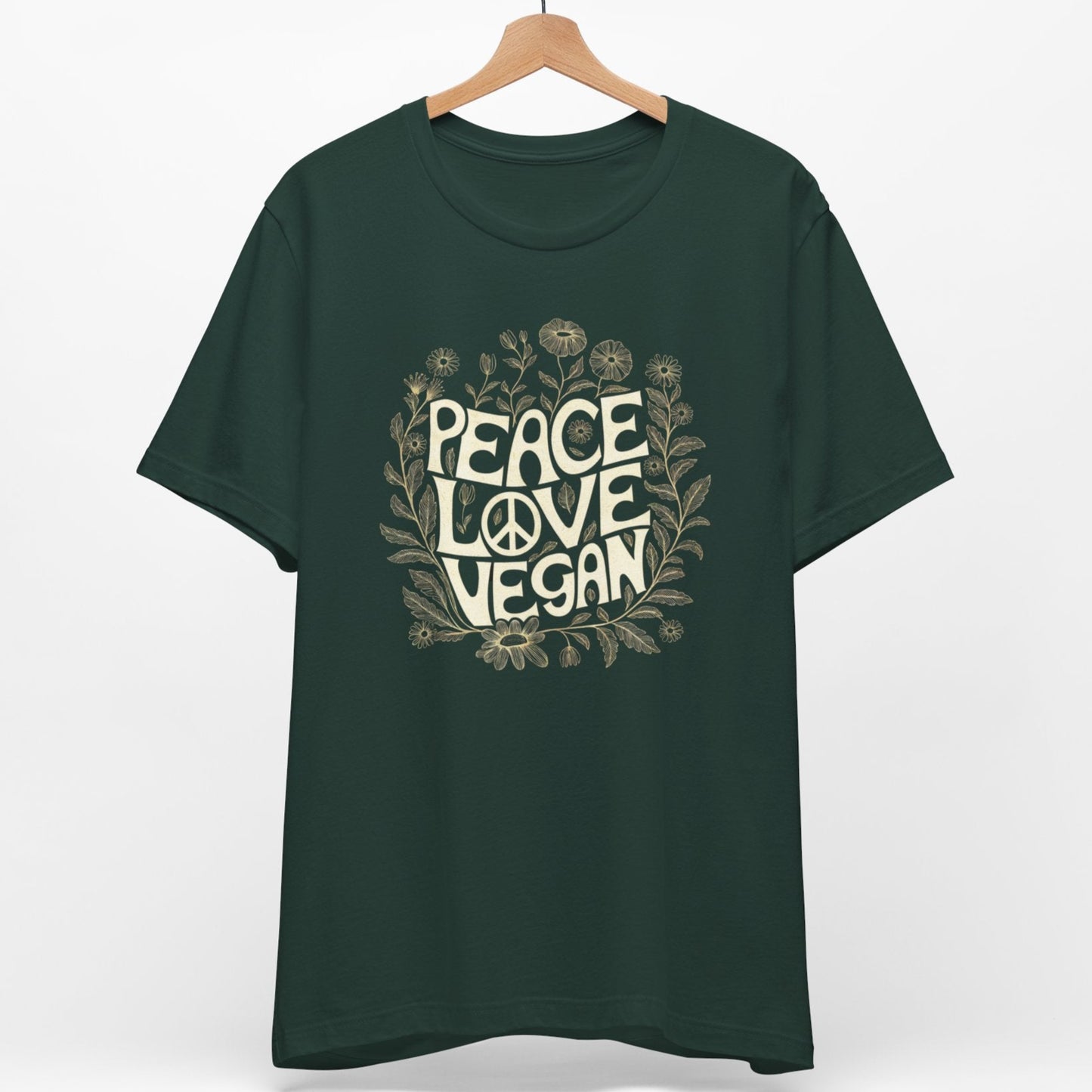 Peace Love Vegan T-Shirt