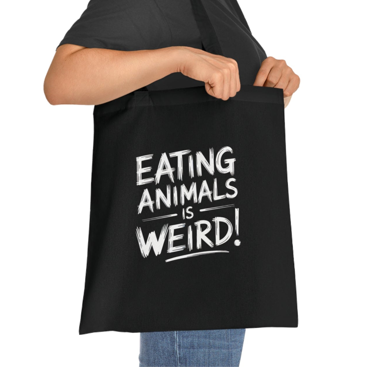 Eating Animals Is Weird Tote Bag