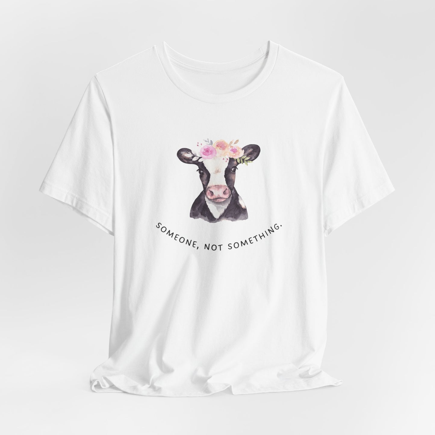 Someone Not Something Vegan Cow T-Shirt