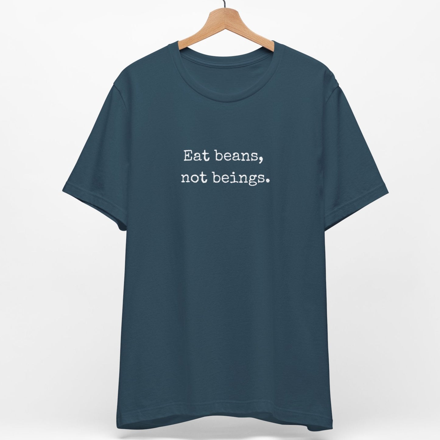 Eat Beans, Not Beings Minimalist Vegan Shirt
