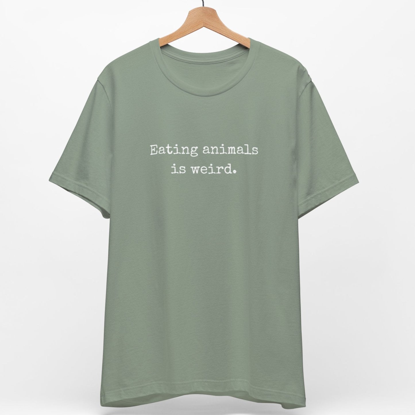 Eating Animals Is Weird Minimalist T-Shirt