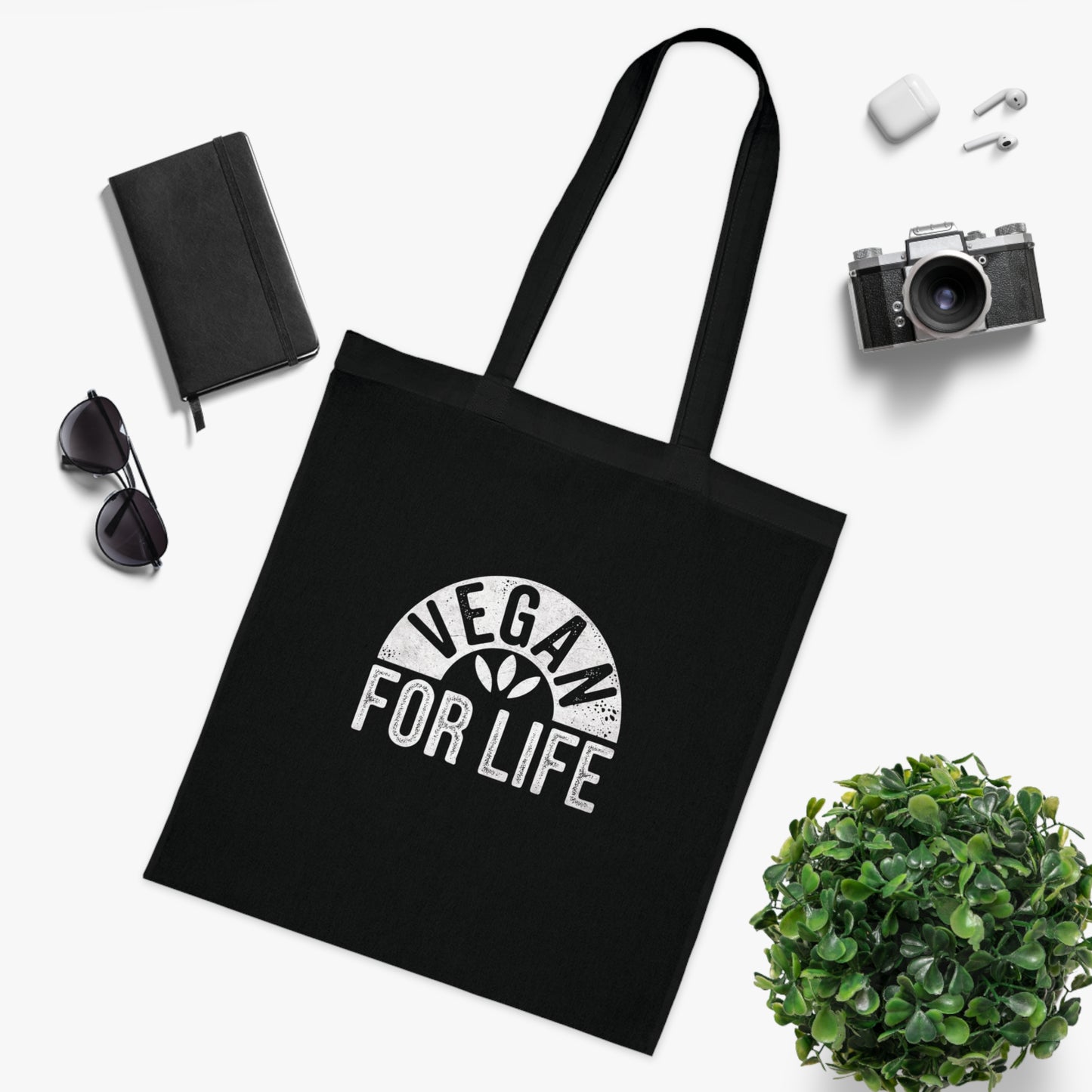 Vegan For Life Tote Bag