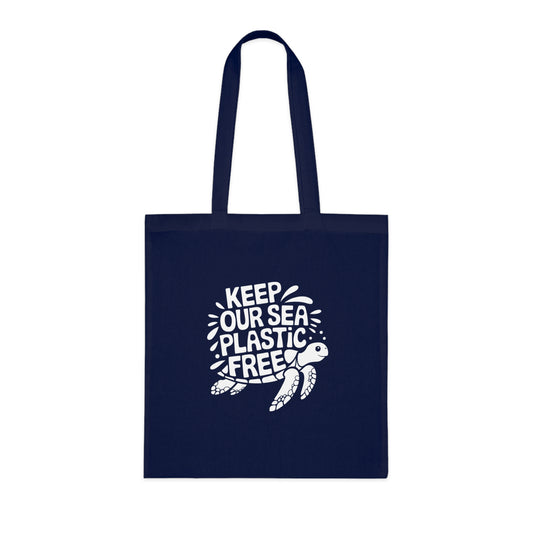 Keep Our Sea Plastic Free Tote Bag