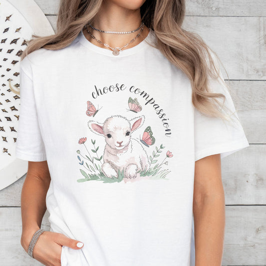 'Choose Compassion' Vegan T-Shirt
