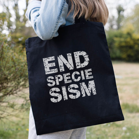 End Speciesism Tote Bag