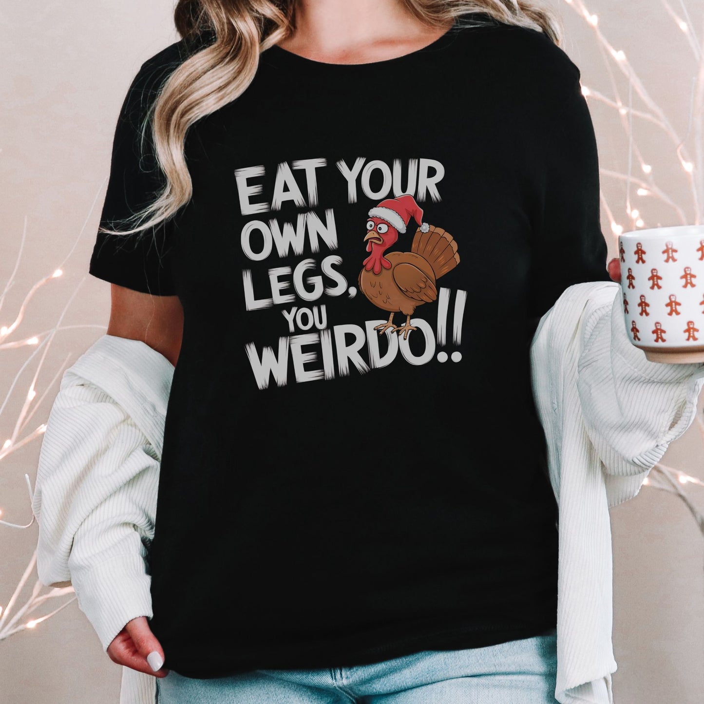 Eat Your Own Legs Christmas T-Shirt