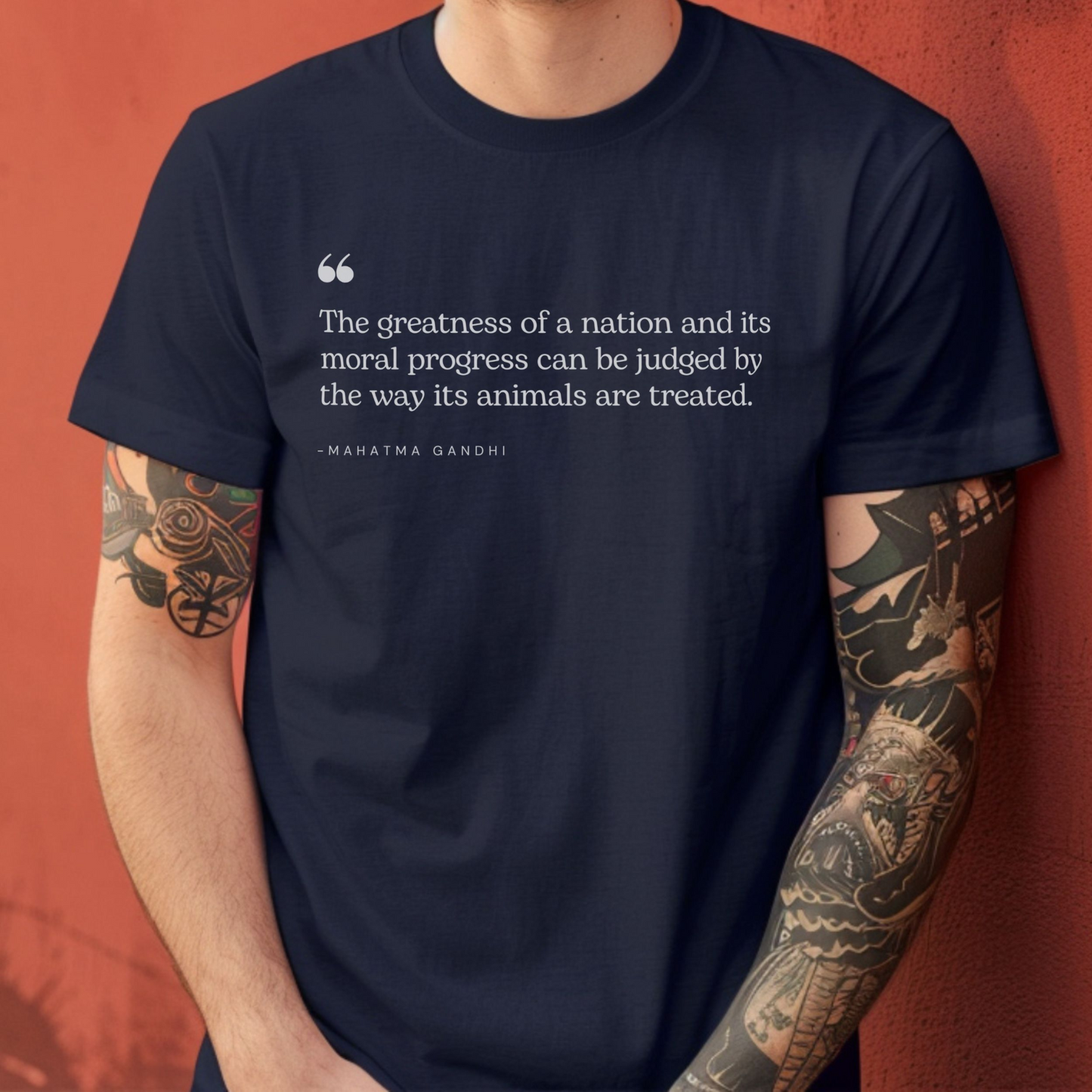 Gandhi Compassion Quote T-Shirt