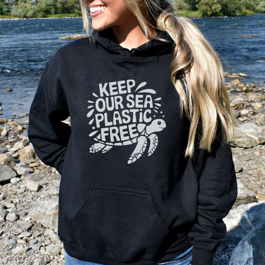 Keep Our Sea Plastic Free Hoodie