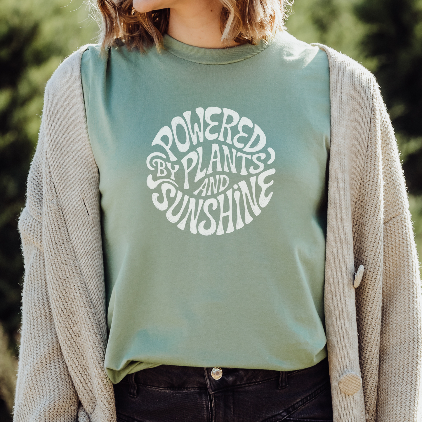 Powered By Plants & Sunshine T-Shirt