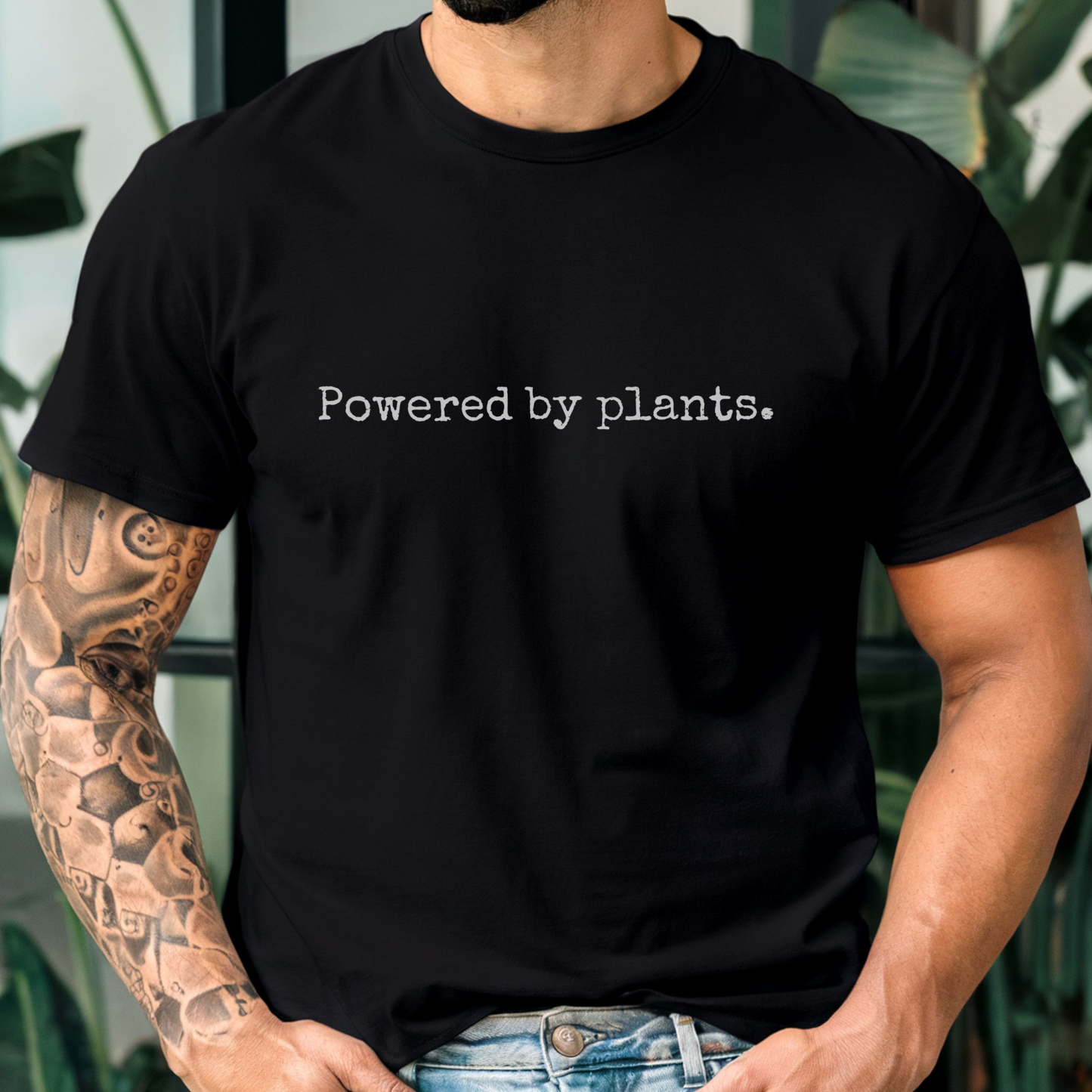 Powered By Plants Minimalist T-Shirt