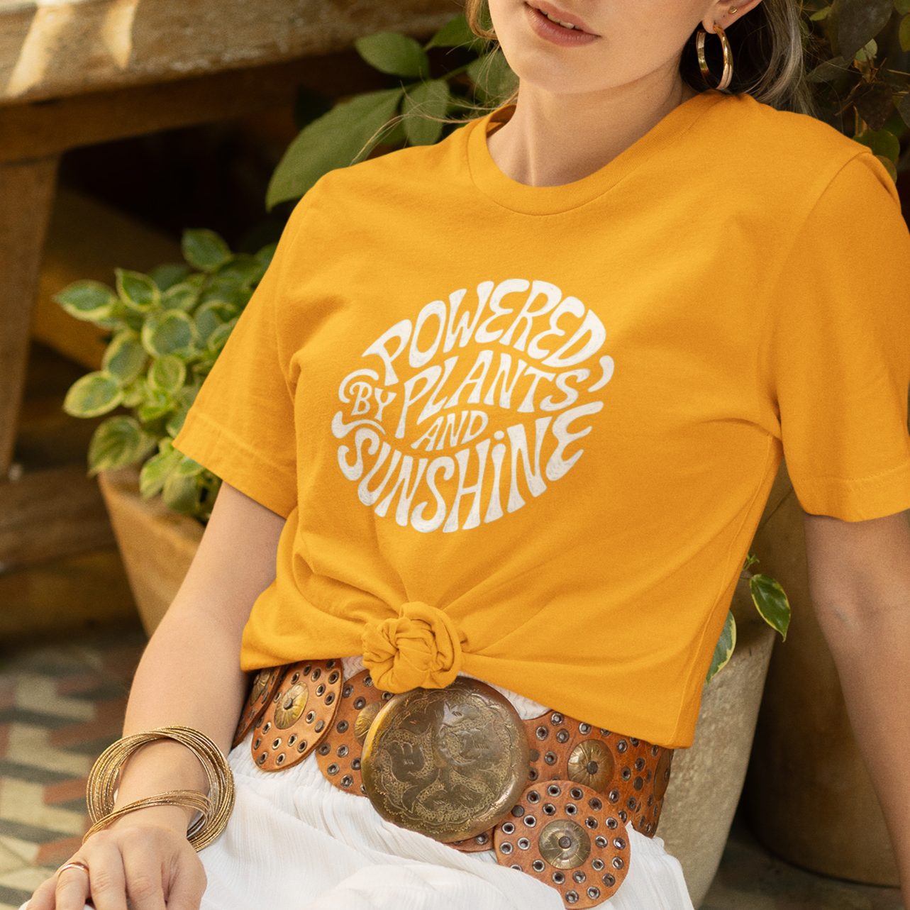 Powered By Plants & Sunshine T-Shirt