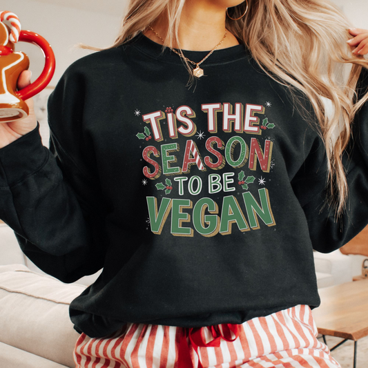Tis the season to be vegan Christmas jumper